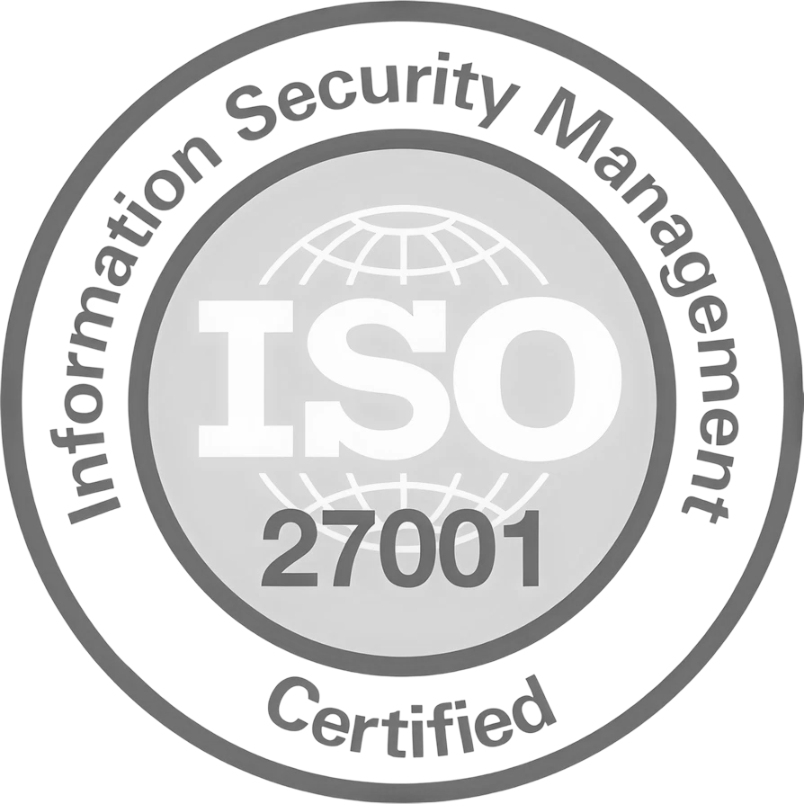 ISO 27001 Information Security Management Certified